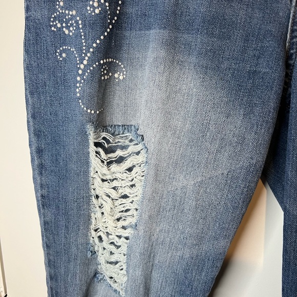 Hannah-Distressed Skinny jeans size 12 - Picture 5 of 12